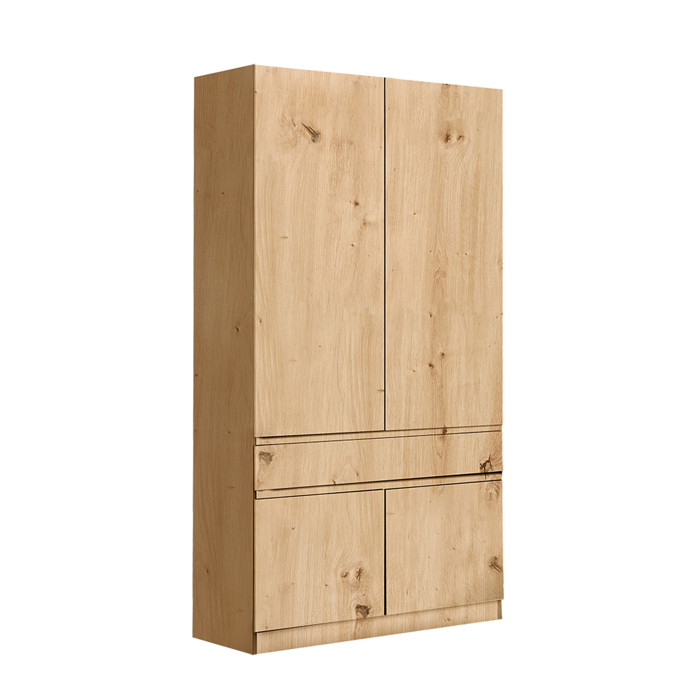 Liberta - Maison HERMES Ntoulapa me 2 Portes kai 1 Surtari Artisan Oak 100x52x200cm 06-0102