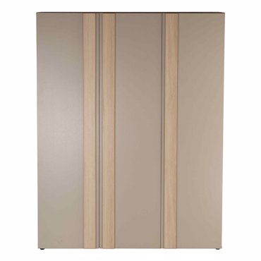 Liberta - Maison CAPPUCCINO Ντουλάπα με 3 Πόρτες Latte/Sonoma 140x52x180cm 06-0126