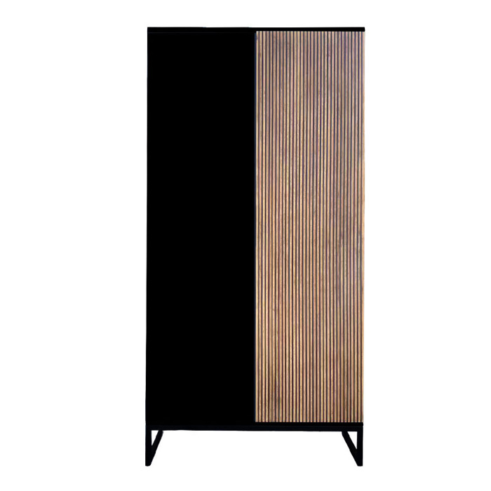 Liberta - Maison MYSTERY Epiplo Eisodou Fusiko Skouro/Mavro me 2 Portes 104x39x210cm 06-0128