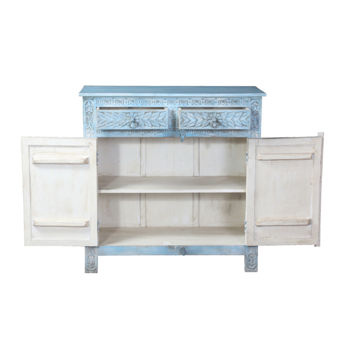 Liberta - Maison SIFNOS Komota me 2 Portes kai 2 Surtaria Glazio Decape 90x40x95cm 09-1443