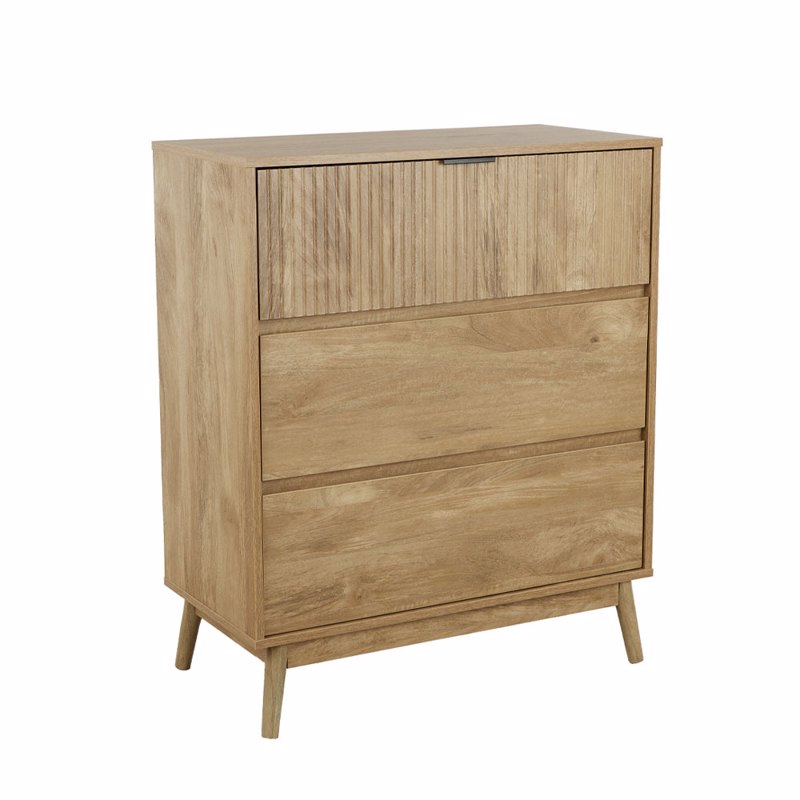 Έπιπλα σαλονιού agiovlasitishome - ΣΗΜΑΝΤΙΚΟ: Σε περίπτωση διαφοράς τιμής από το κατάστημα ισχύει παντα και μόνο η τιμή του καταστήματος Liberta - Maison CANAL Κομότα Φυσική με 3 Συρτάρια 80x3