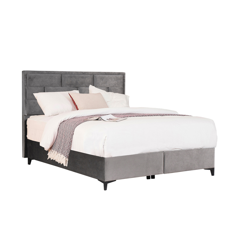 Έπιπλα Κρεβατοκάμαρας Agiovlasitishome - ΣΗΜΑΝΤΙΚΟ: Σε περίπτωση διαφοράς τιμής από το κατάστημα ισχύει παντα και μόνο η τιμή του καταστήματος Liberta - Maison BRICK Κρεβάτι με Αποθ. Χώρο Γκρι 07-45