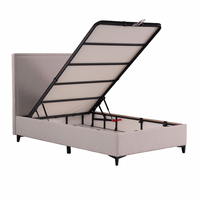 Liberta - Maison FRAME Κρεβάτι με Αποθηκευτικό Χώρο Beige 16-854 208x127x121cm (για Στρώμα 120x200cm) 09-1778 Liberta - Maison FRAME Krebati me Apothikeftiko Xoro Beige 16-854 208x127x121cm (ga Stroma 120x200cm) 09-1778