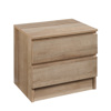 Liberta - Maison POLO Komodino Oak me 2 Surtaria 45x35.5x45cm 09-1789