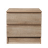 Liberta - Maison POLO Komodino Oak me 2 Surtaria 45x35.5x45cm 09-1789