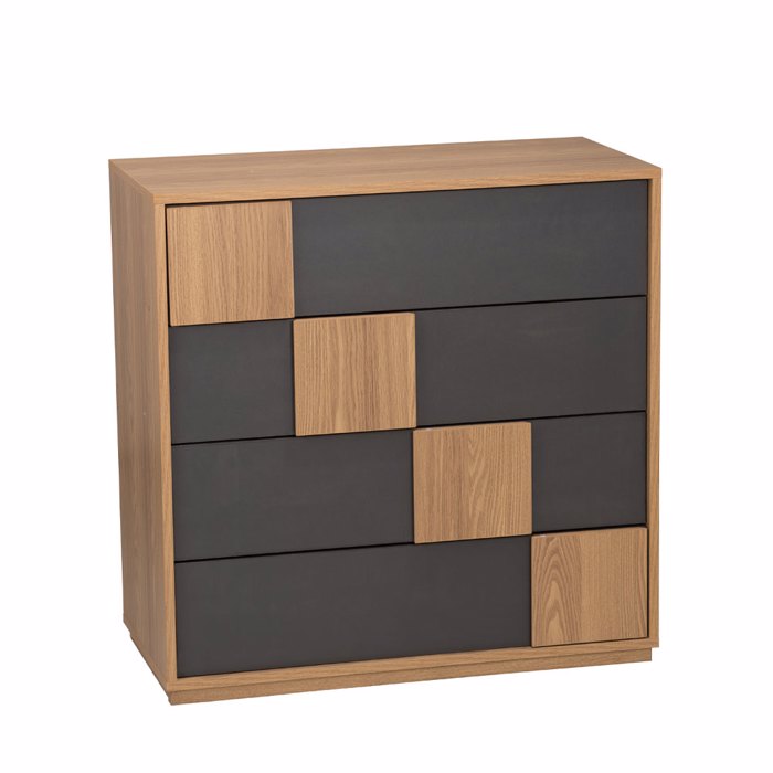 Liberta - Maison JENGA Komota Sonoma/Ggri 80x40x80cm 09-1985