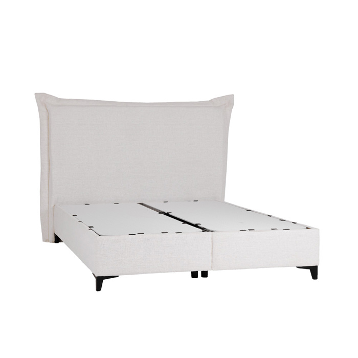 Liberta - Maison LONGWAVE Κρεβάτι με Αποθηκευτικό Χώρο Off White 06-900 207x180x140cm (για Στρώμα 160x200cm) 09-1991 Liberta - Maison LONGWAVE Krebati me Apothikeftiko Xoro Off White 06-900 207x180x140cm (ga Stroma 160x200cm) 09-1991