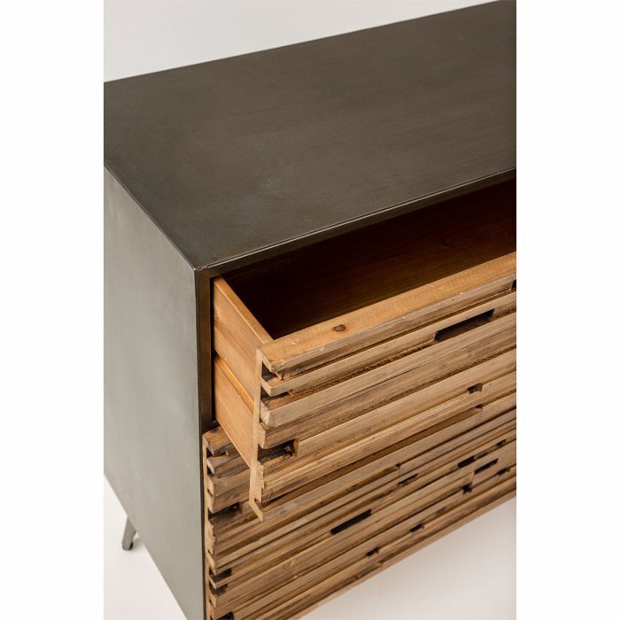 Liberta - Maison COAST Surtariera Mavri/Fusiki me 3 Surtaria 90x37x79cm 09-2066