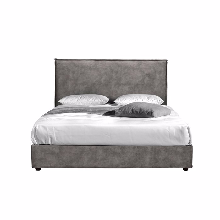 Liberta - Maison DOMUS Κρεβάτι Silver Γκρι 210x160x115cm (Για Στρώμα 160x200cm) 09-2072 Liberta - Maison DOMUS Krebati Silver Ggri 210x160x115cm (Ga Stroma 160x200cm) 09-2072