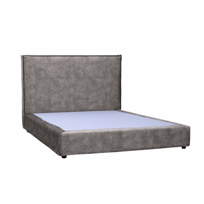 Liberta - Maison DOMUS Κρεβάτι Silver Γκρι 210x160x115cm (Για Στρώμα 160x200cm) 09-2072 Liberta - Maison DOMUS Krebati Silver Ggri 210x160x115cm (Ga Stroma 160x200cm) 09-2072
