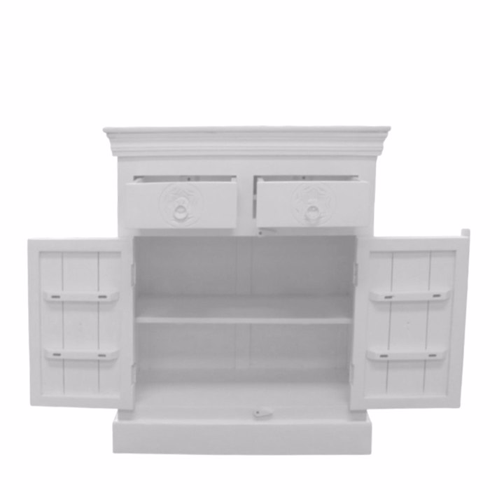 Liberta-Maison Rodhes Komota 2PORTES 2SuRTARIA Lefko 85x42x100cm 09-2090