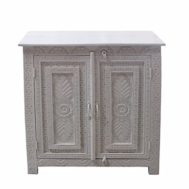 Liberta-Maison Ios Κομότα 2ΠΟΡΤΕΣ Off White 95x42x95cm 09-2091