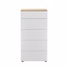 Liberta - Maison LUCIDO Surtariera me 5 Surtaria Lefko Oak/Fusiko 58x39x116.5cm 09-2131
