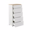 Liberta - Maison LUCIDO Surtariera me 5 Surtaria Lefko Oak/Fusiko 58x39x116.5cm 09-2131