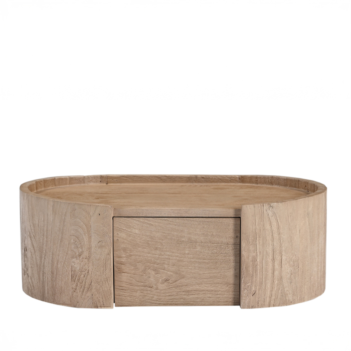 Liberta-Maison Minimal Komodino Kremasto Kafe 60x35x20cm 09-2169