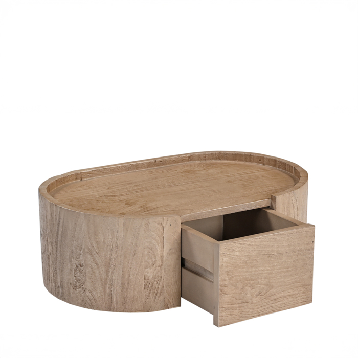 Liberta-Maison Minimal Komodino Kremasto Kafe 60x35x20cm 09-2169