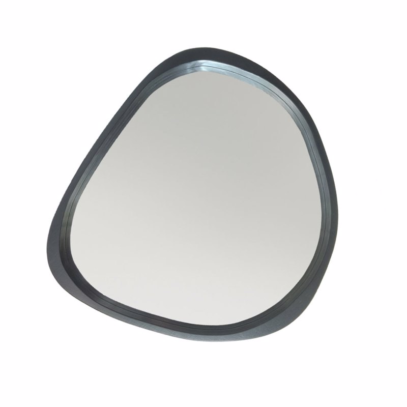 Καθρέπτες agiovlasitishome - ΣΗΜΑΝΤΙΚΟ: Σε περίπτωση διαφοράς τιμής από το κατάστημα ισχύει παντα και μόνο η τιμή του καταστήματος Liberta - Maison SALOMONE Καθρέπτης Μαύρος Ματ 63x57cm