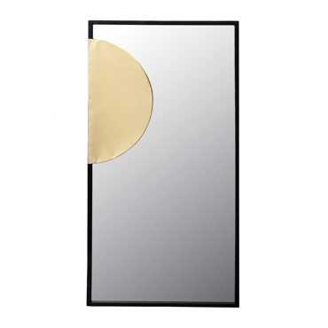 Liberta - Maison LAMINA 91,4 Καθρέπτης Τοίχου Μεταλλικός Μαύρος 45.7x2x91.4cm 11-0477