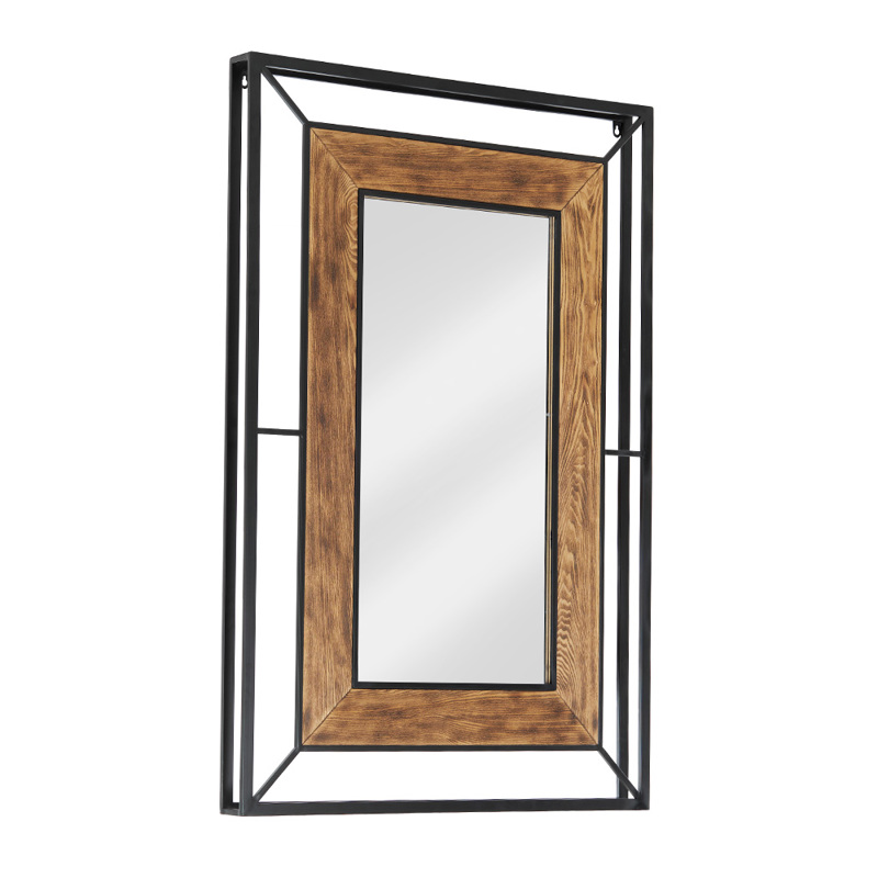 Liberta - Maison MISTRAS Καθρέπτης Φυσικός/Μαύρος 80x12