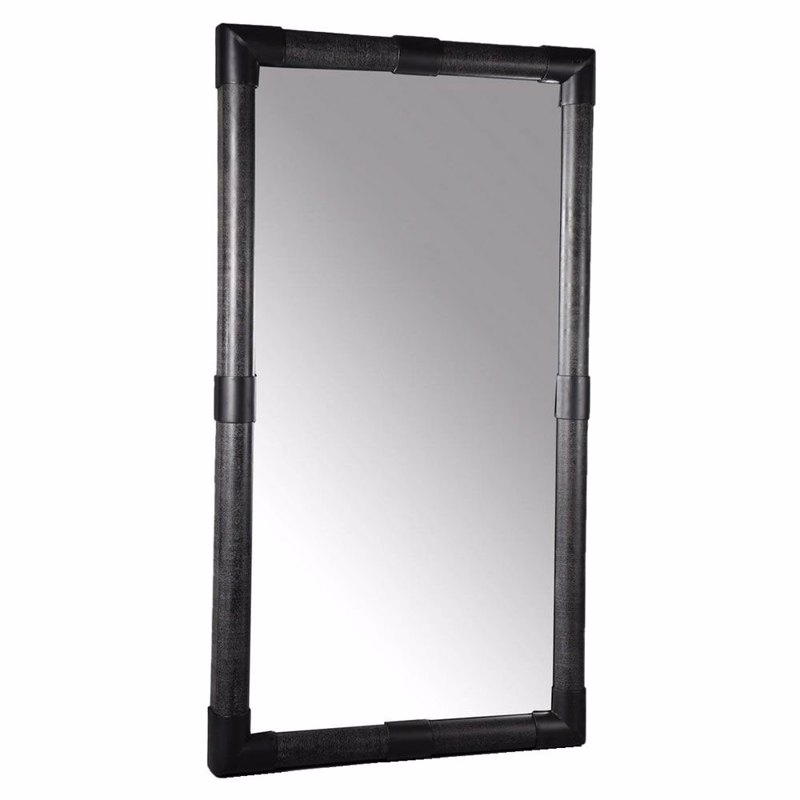 Καθρέπτες agiovlasitishome - ΣΗΜΑΝΤΙΚΟ: Σε περίπτωση διαφοράς τιμής από το κατάστημα ισχύει παντα και μόνο η τιμή του καταστήματος Liberta - Maison MODERN Καθρέπτης Μαύρος 90x10.5x166cm