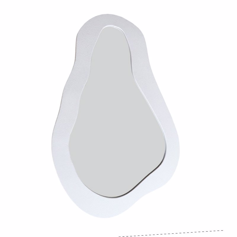 Liberta - Maison UP DOWN Καθρέπτης Τοίχου Λευκός 50x2x76cm 11-0633