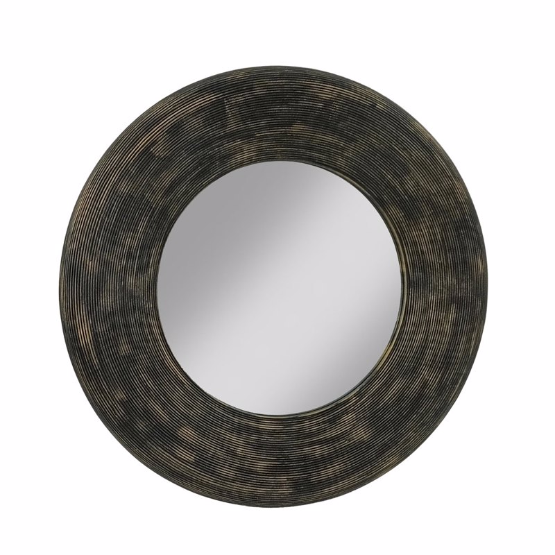 Liberta - Maison UP DOWN Καθρέπτης Τοίχου Μαύρος Antiqu