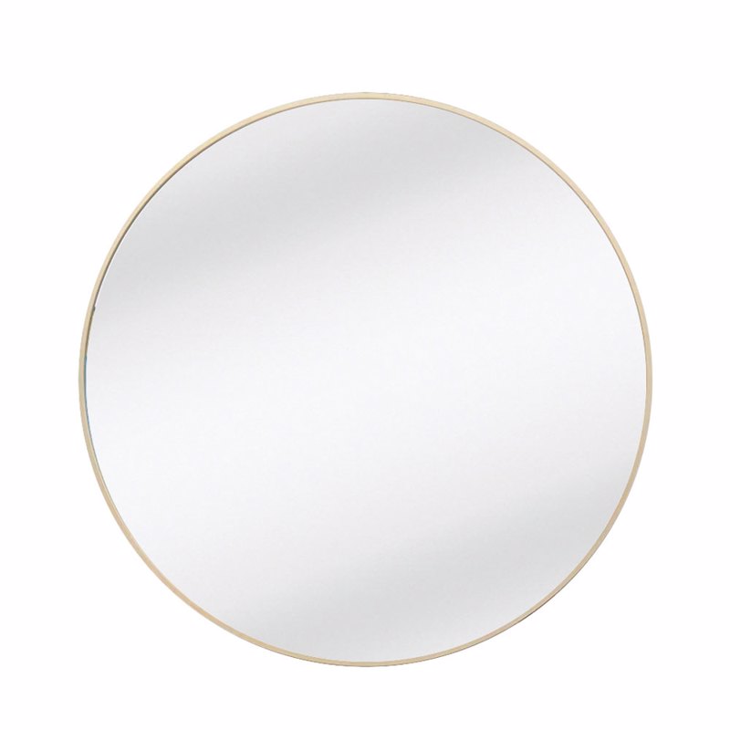 Liberta - Maison ROUNDY Καθρέπτης Τοίχου Χρυσός Φ80cm 1