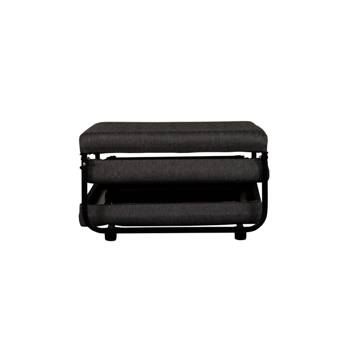 Liberta - Maison FOLD Anadiplomeno Pouf Krebati Ggri Skouro 26-861 70x72x43cm 16-0580