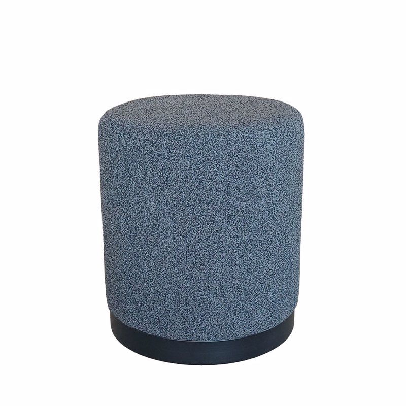 Liberta - Maison CLOUD Σκαμπό Γκρι/Μαύρο 40x40x45cm 16-