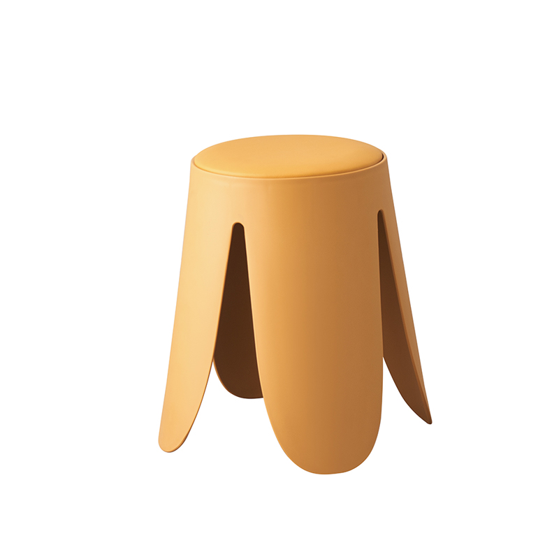 Έπιπλα σαλονιού agiovlasitishome - ΣΗΜΑΝΤΙΚΟ: Σε περίπτωση διαφοράς τιμής από το κατάστημα ισχύει παντα και μόνο η τιμή του καταστήματος Liberta - Maison TULIP Σκαμπό Μουσταρδί Φ30x46cm 16-066