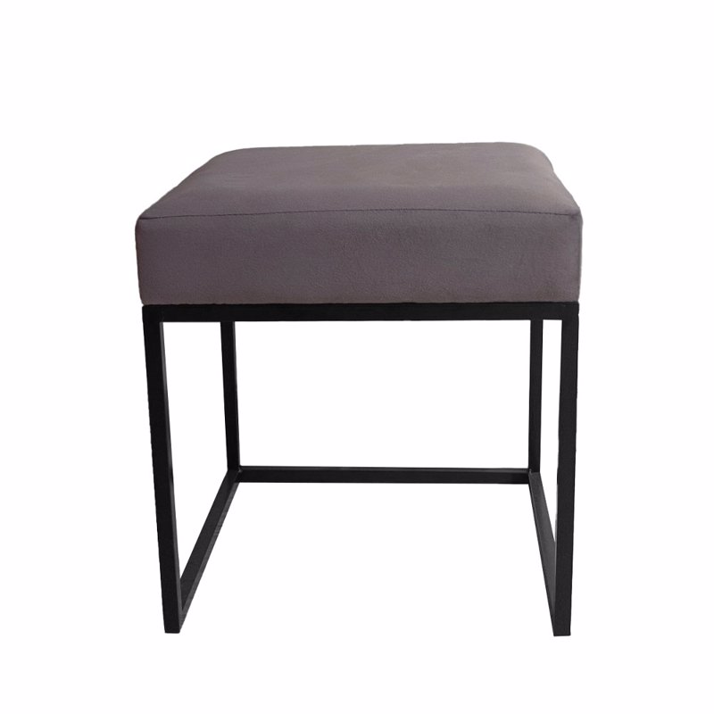 Μικροέπιπλα agiovlasitishome - ΣΗΜΑΝΤΙΚΟ: Σε περίπτωση διαφοράς τιμής από το κατάστημα ισχύει παντα και μόνο η τιμή του καταστήματος Liberta - Maison CUBIK Σκαμπό Γκρι 40x40x44cm 16-0673