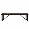 Liberta - Maison MAIANDROS Παγκάκι Καφέ Σκούρο 170x45x45cm 16-0713 Liberta - Maison MAIANDROS Paggaki Kafe Skouro 170x45x45cm 16-0713