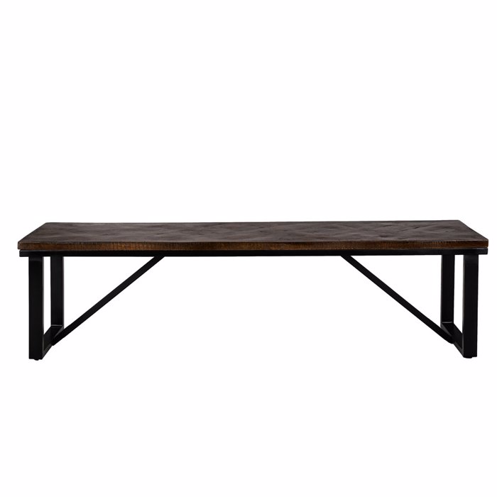 Liberta - Maison MAIANDROS Παγκάκι Καφέ Σκούρο 170x45x45cm 16-0713 Liberta - Maison MAIANDROS Paggaki Kafe Skouro 170x45x45cm 16-0713