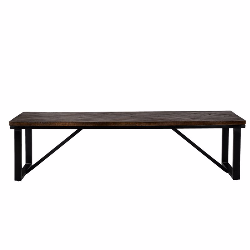 Liberta - Maison MAIANDROS Παγκάκι Καφέ Σκούρο 170x45x4