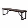 Liberta - Maison MAIANDROS Παγκάκι Καφέ Σκούρο 170x45x45cm 16-0713 Liberta - Maison MAIANDROS Paggaki Kafe Skouro 170x45x45cm 16-0713