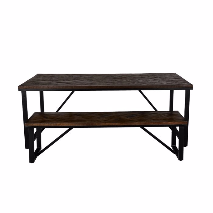 Liberta - Maison MAIANDROS Παγκάκι Καφέ Σκούρο 170x45x45cm 16-0713 Liberta - Maison MAIANDROS Paggaki Kafe Skouro 170x45x45cm 16-0713