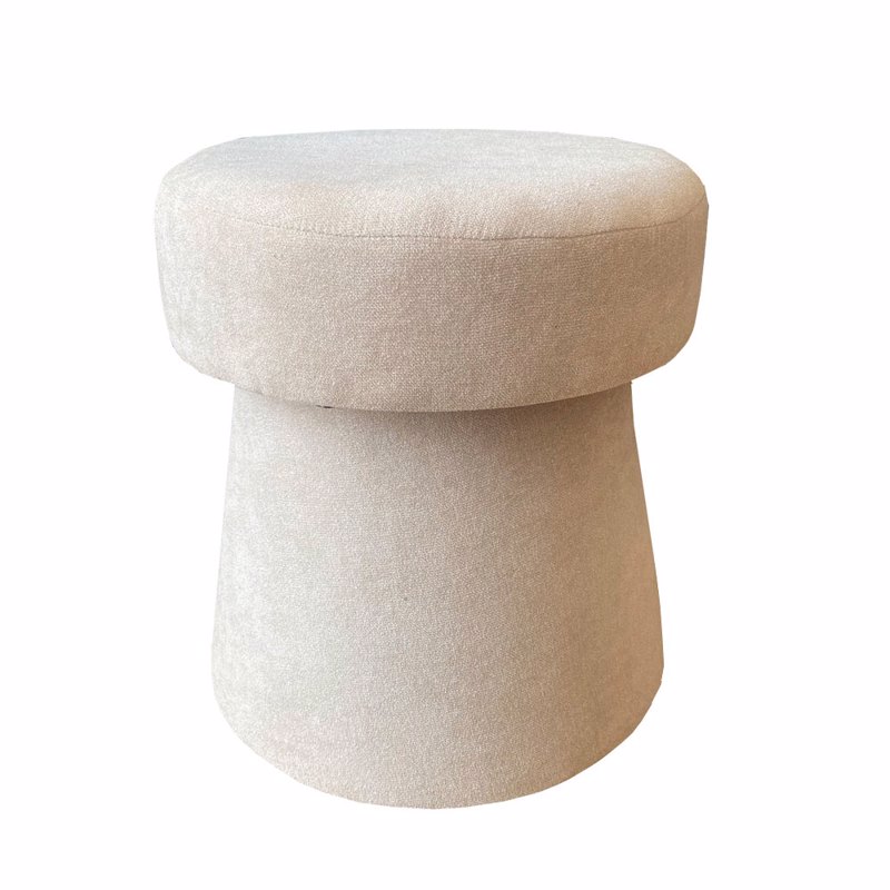 Liberta - Maison CORCHO Σκαμπό Beige Ανοιχτό 40x40x43cm