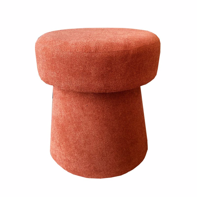 Liberta - Maison - ΣΗΜΑΝΤΙΚΟ: Σε περίπτωση διαφοράς τιμής από το κατάστημα ισχύει παντα και μόνο η τιμή του καταστήματος Liberta - Maison CORCHO Σκαμπό Πορτοκαλί 40x40x43cm 16-