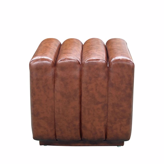 Liberta - Maison TOASTER Σκαμπό Καφέ Σκούρο 42x42x42cm 16-0741 Liberta - Maison TOASTER Skampo Kafe Skouro 42x42x42cm 16-0741