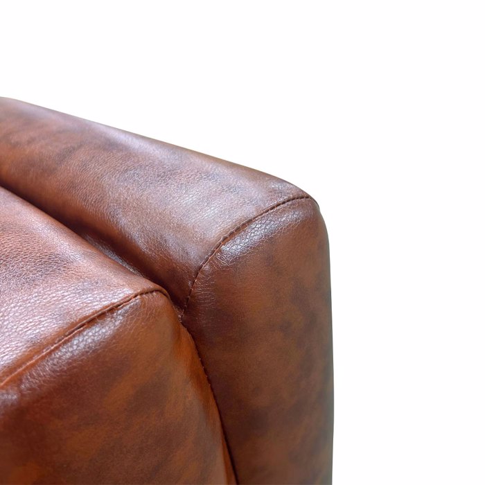 Liberta - Maison TOASTER Σκαμπό Καφέ Σκούρο 42x42x42cm 16-0741 Liberta - Maison TOASTER Skampo Kafe Skouro 42x42x42cm 16-0741