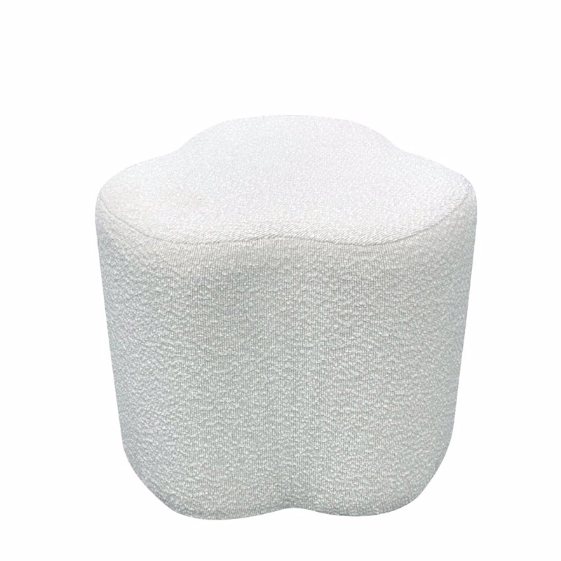 Liberta - Maison - ΣΗΜΑΝΤΙΚΟ: Σε περίπτωση διαφοράς τιμής από το κατάστημα ισχύει παντα και μόνο η τιμή του καταστήματος Liberta - Maison DAISY Σκαμπό Λευκό 48x48x42cm 16-0777