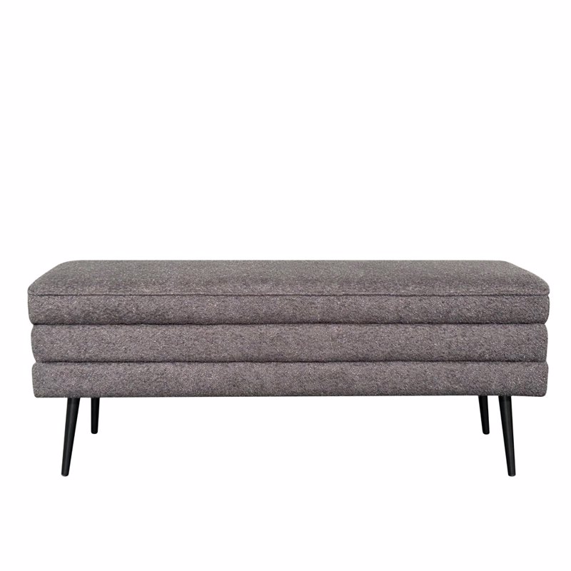 Liberta - Maison - ΣΗΜΑΝΤΙΚΟ: Σε περίπτωση διαφοράς τιμής από το κατάστημα ισχύει παντα και μόνο η τιμή του καταστήματος Liberta - Maison SLICES Σκαμπό με Αποθηκευτικό Χώρο Μαύ