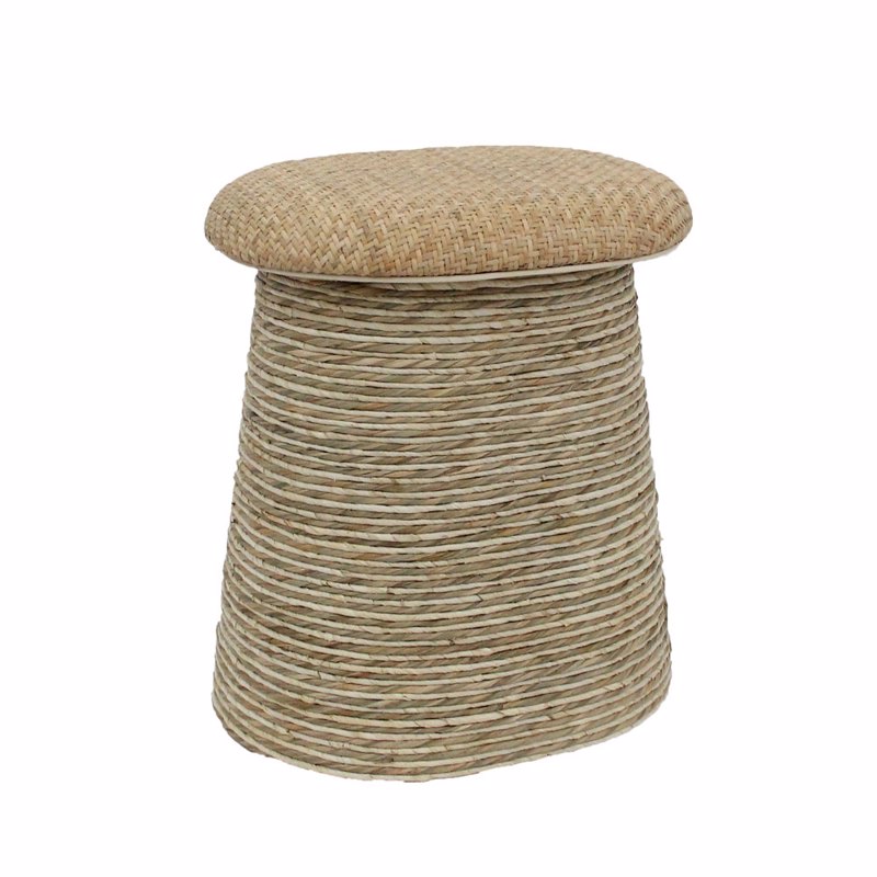 Liberta - Maison - ΣΗΜΑΝΤΙΚΟ: Σε περίπτωση διαφοράς τιμής από το κατάστημα ισχύει παντα και μόνο η τιμή του καταστήματος Liberta - Maison SIKINOS Σκαμπό Φυσικό 41.5x31x46cm 16-