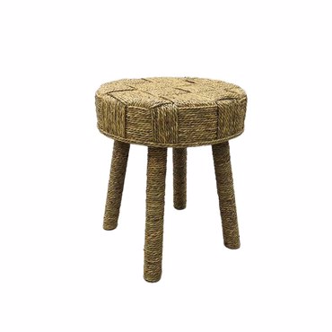 Liberta - Maison ROPE Σκαμπό Φυσικό Φ38x45cm 16-0885