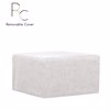 Liberta - Maison FOLD Pouf Krebati Anadiploumeno Off White 06-900 70x72x43cm 16-0891