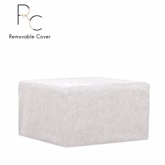 Liberta - Maison FOLD Pouf Krebati Anadiploumeno Off White 06-900 70x72x43cm 16-0891