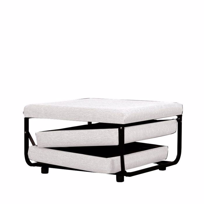 Liberta - Maison FOLD Pouf Krebati Anadiploumeno Off White 06-900 70x72x43cm 16-0891