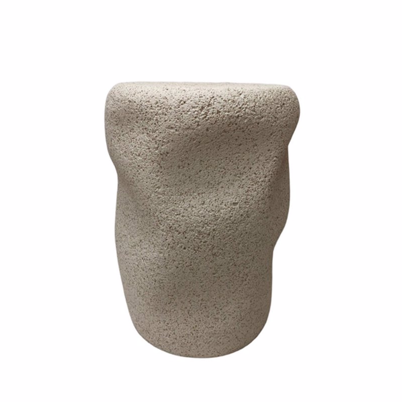 Liberta-Maison Onda Side Table Sand Μπεζ 35x35x48cm 16-0917