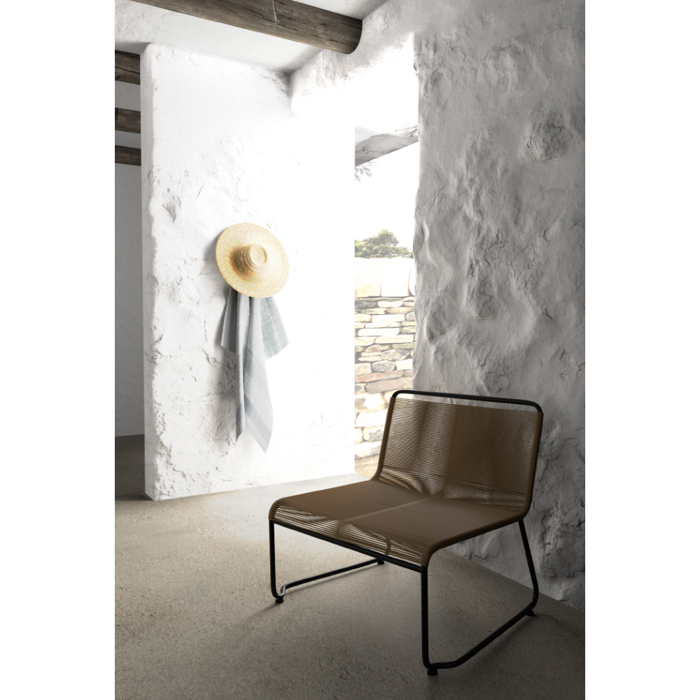 Liberta-Maison Cord Poluthrona Fusiko Mavro 73x64x71cm 22-0026