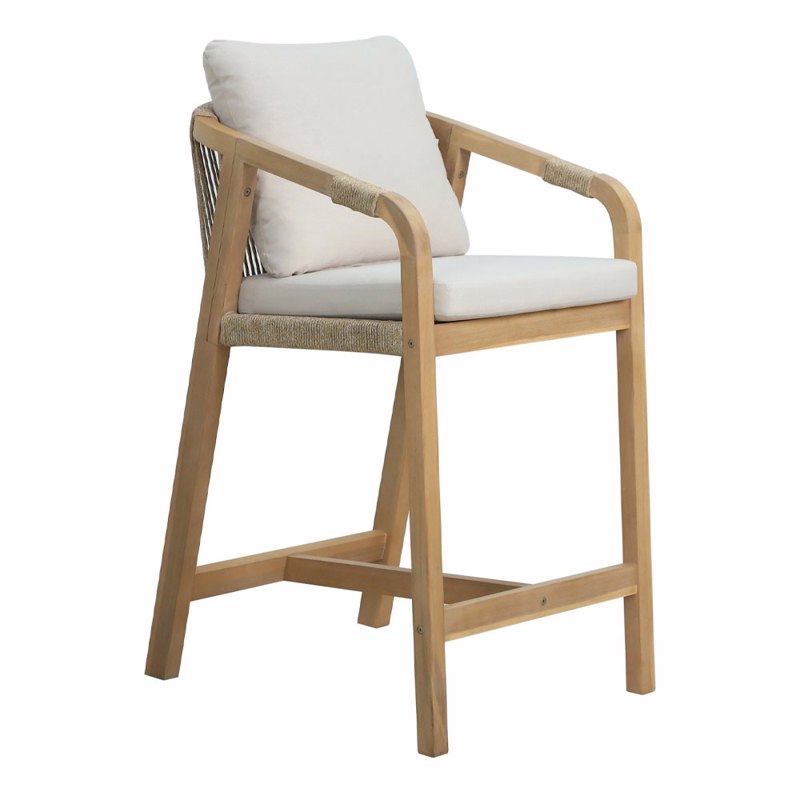 Έπιπλα κήπου agiovlasitishome - ΣΗΜΑΝΤΙΚΟ: Σε περίπτωση διαφοράς τιμής από το κατάστημα ισχύει παντα και μόνο η τιμή του καταστήματος Liberta - Maison TERRAZZO Σκαμπό Bar Φυσικό 68x55x97.5c